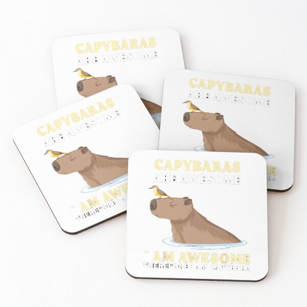 Item preview, Capybaras Are Awesome – Therefore I Am Awesome designed and sold by Articooler.