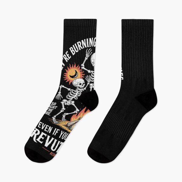 Item preview, They're Burning All The Witches Halloween Skeleton Dancing  designed and sold by THagBlue.