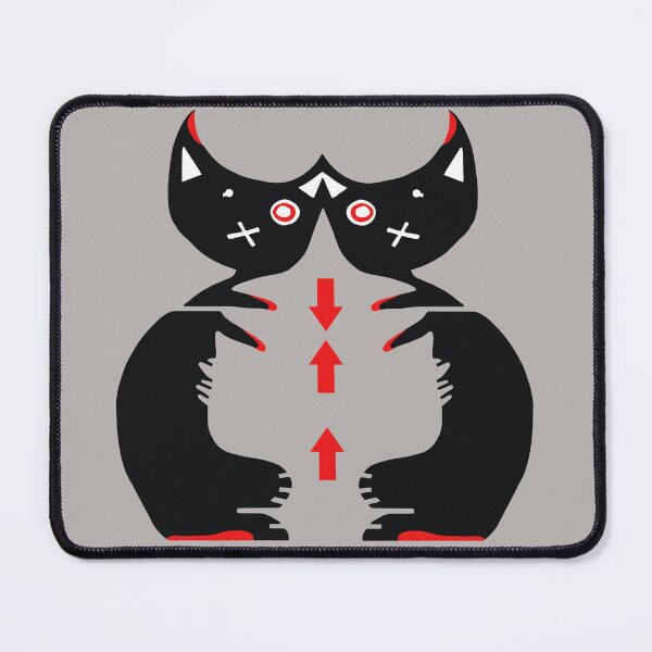 Item preview, The Two Black Cats #MarbleGrey designed and sold by Kiekeboekat.