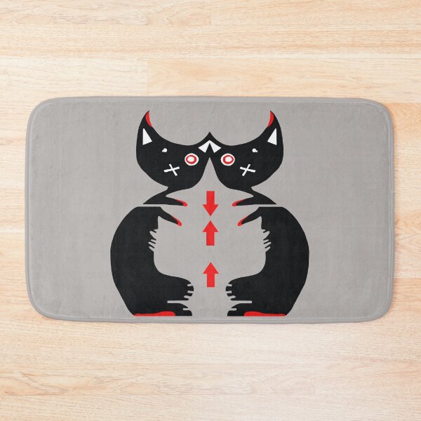 Item preview, The Two Black Cats #MarbleGrey designed and sold by Kiekeboekat.