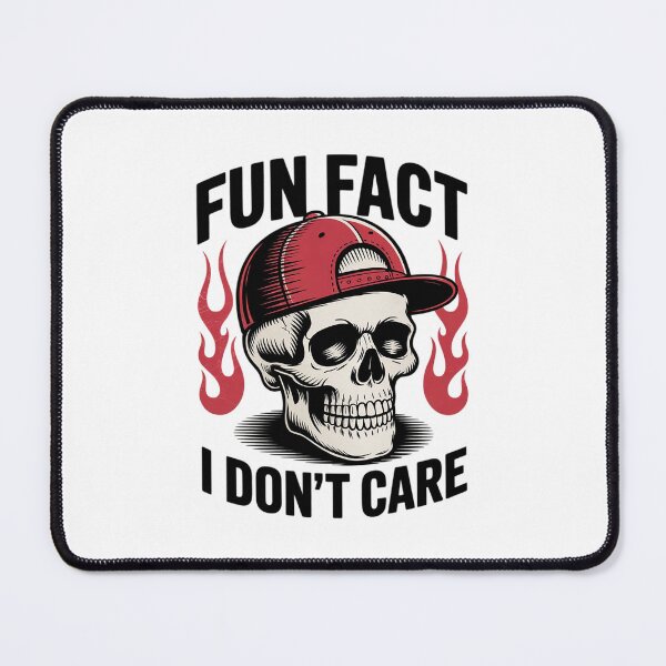 Item preview, Skeleton Fun Fact I Don't Care Sarcastic Humor designed and sold by BeetleMalon.