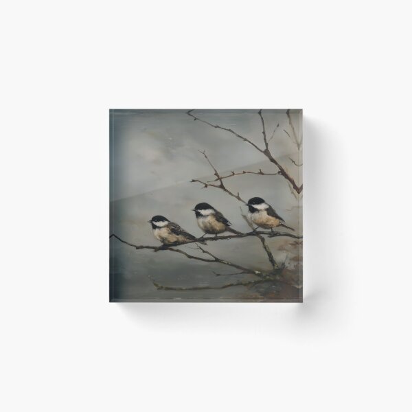 Item preview, Three Birds on Leafless Branch designed and sold by lautir.