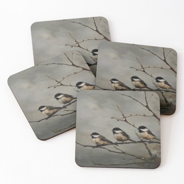 Item preview, Three Birds on Leafless Branch designed and sold by lautir.