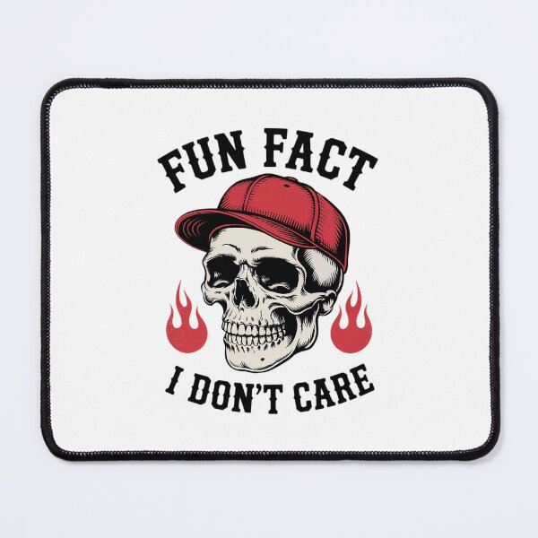 Item preview, Skeleton Fun Fact I Don't Care Sarcastic Humor9 designed and sold by THagBlue.