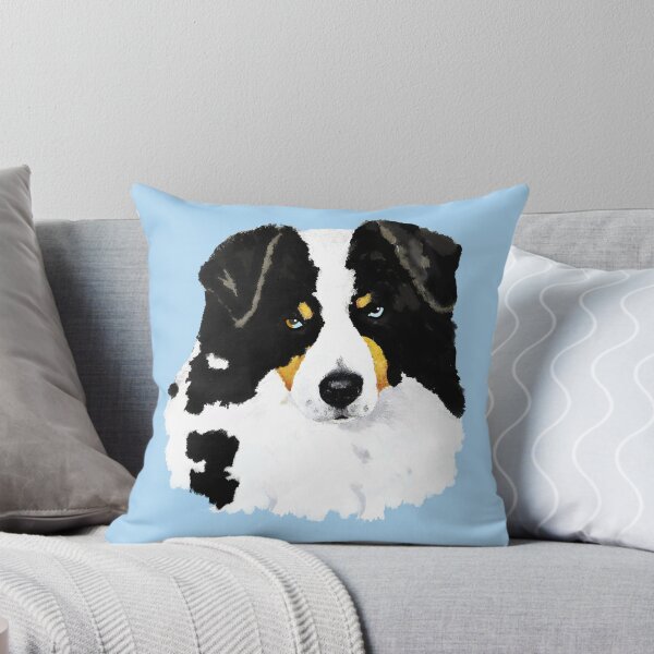Item preview, Black Tri Australian Shepherd Portrait designed and sold by Barbara Applegate.