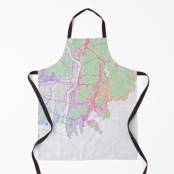 Item preview, Busan City Map of South Korea - Colorful designed and sold by deMAP.