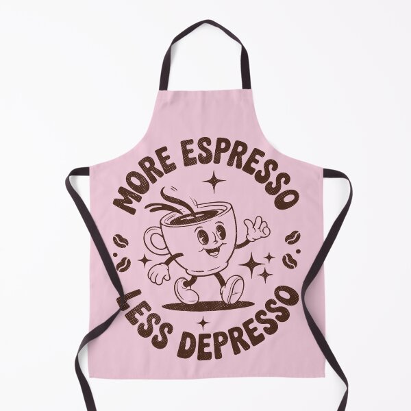 Item preview, Retro More Espresso Less Depresso Coffeeholic designed and sold by Y-Vibes.
