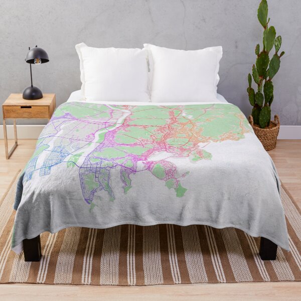 Item preview, Busan City Map of South Korea - Colorful designed and sold by deMAP.