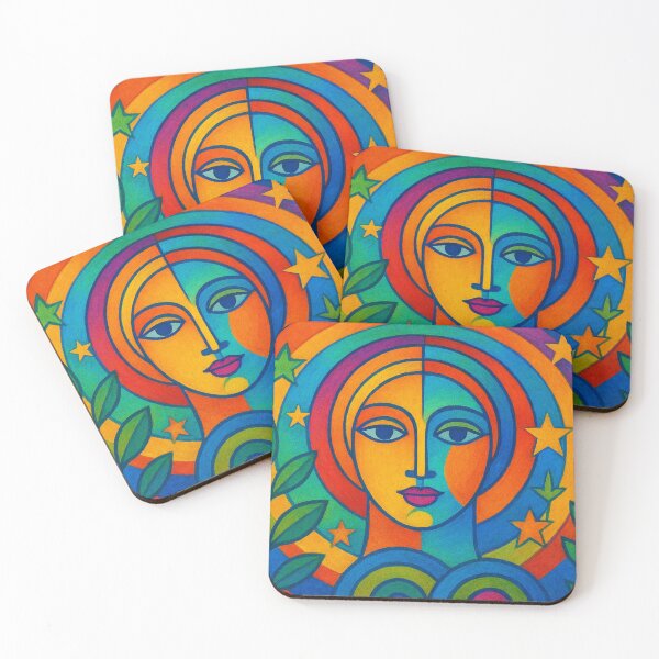 Item preview, Radiant face in the color wheel designed and sold by Sigtrix.