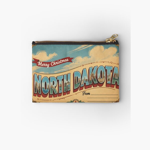 Item preview, Merry Christmas From North Dakota USA Postcard Greetings Retro Travel Vintage designed and sold by TravelPostcardGems.