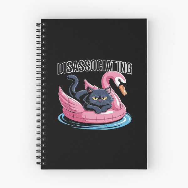 Item preview, Unlink Fat Cat on a Swan Floatie designed and sold by LinlinsDemons.