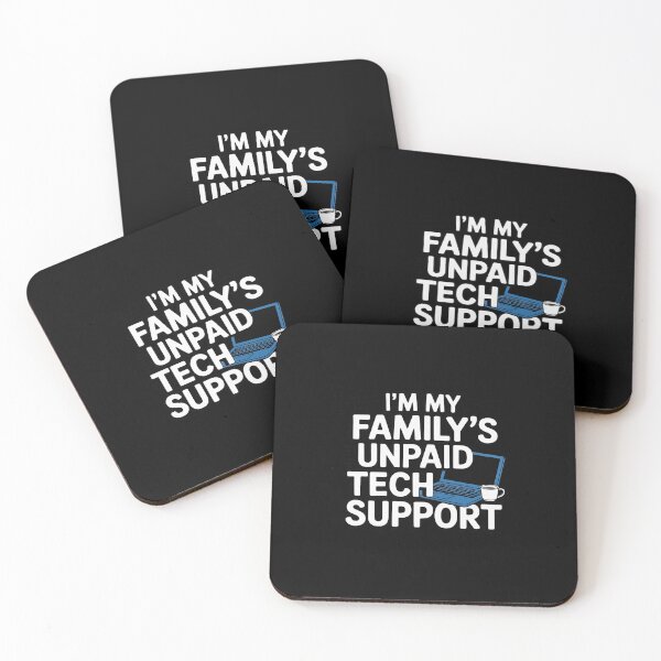 Item preview, Unpaid Family Tech Support designed and sold by LinlinsDemons.