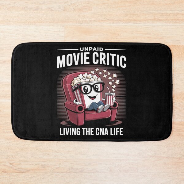 Item preview, Unpaid Movie Critic Living The CNA Life Funny Popcorn designed and sold by LinlinsDemons.