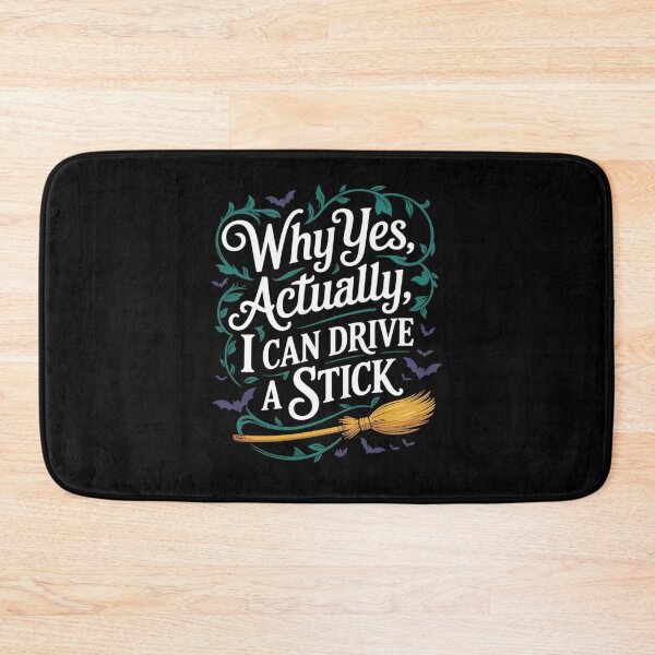 Item preview, Women Why Yes I Can Drive A Stick Halloween Witch  designed and sold by THagBlue.