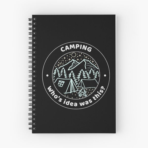 Item preview, Funny Camping Shirt – “Whose Idea Was This?” Sarcastic Outdoors Design  designed and sold by TalkTee Me.