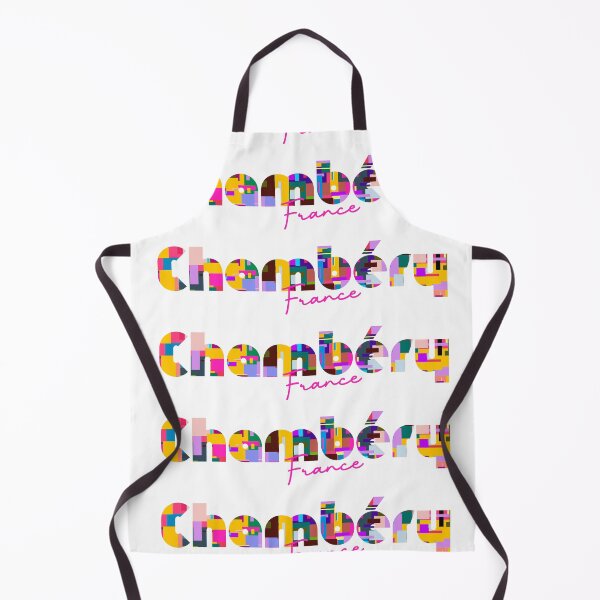 Item preview, Chambéry, France, Vibrant Abstract City Typography Art designed and sold by Wanderful-roads.