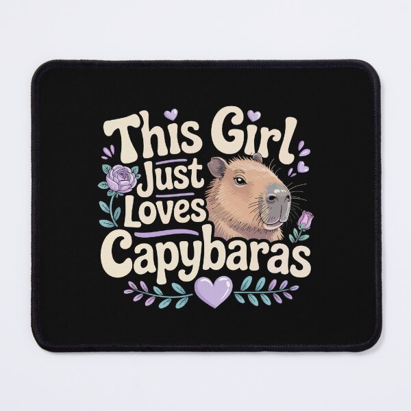Item preview, This Girl Loves Capybaras designed and sold by jkrphoto.
