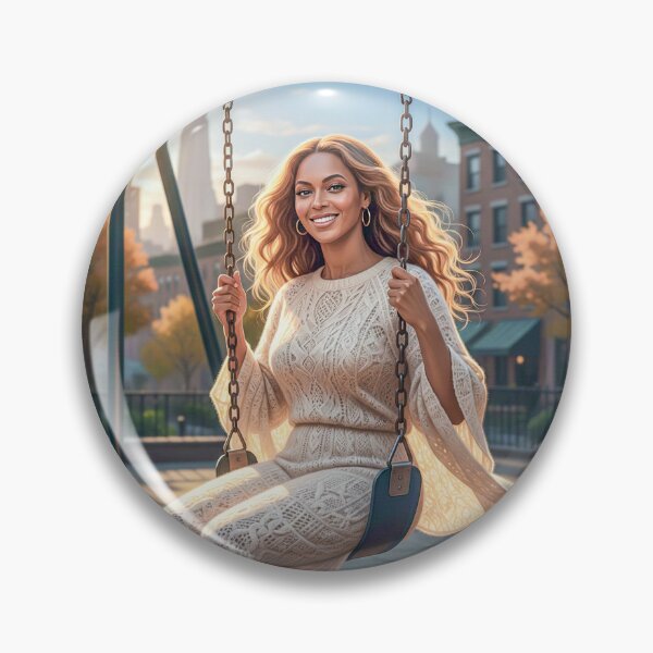 Item preview, Beyonce Swinging On Playground Swing designed and sold by Home Decor Art.