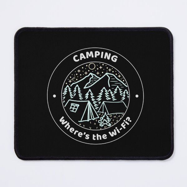 Item preview, Camping – “Where’s the Wi-Fi?” Funny Camping Design designed and sold by TalkTee Me.