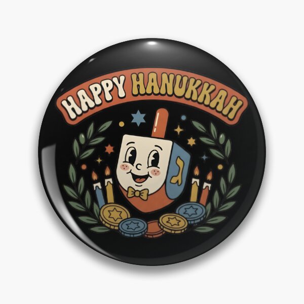 Item preview, Vintage Happy Hanukkah designed and sold by Charisma Enigma.