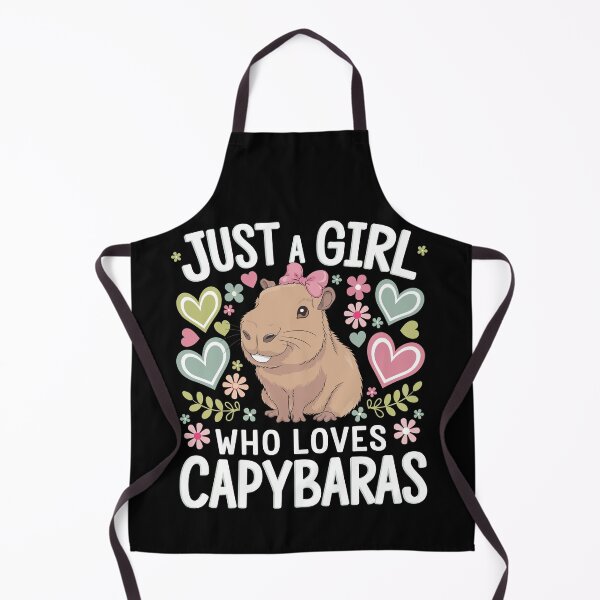 Item preview, Just a girl who loves capybaras designed and sold by jkrphoto.