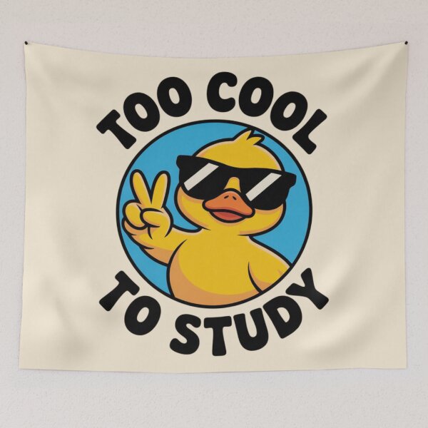 Item preview, Duck - Too Cool To Study designed and sold by 123ks.