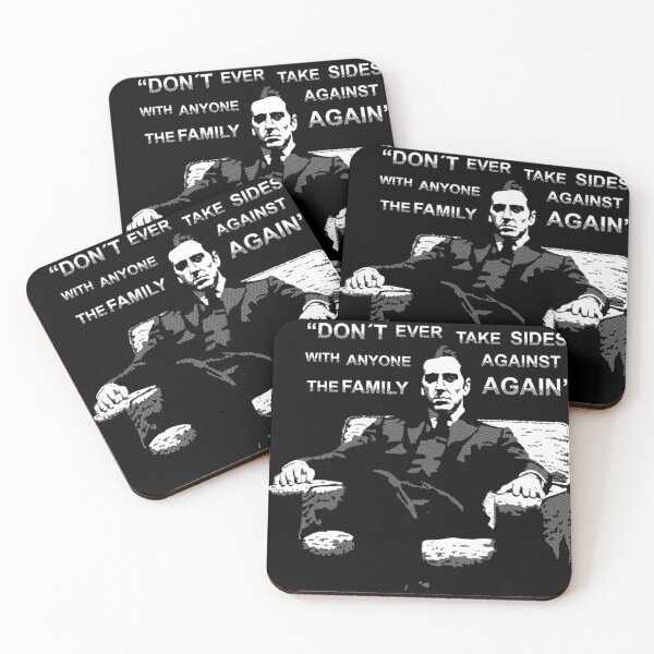 Item preview, Michael Corleone Dark Quote Poster Design designed and sold by cautrapinacka.