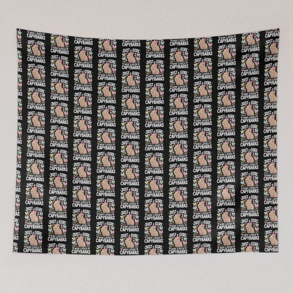 Item preview, Just a girl who loves capybaras designed and sold by jkrphoto.