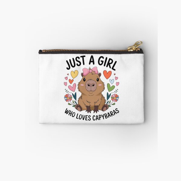Item preview, Just a girl who loves capybaras designed and sold by jkrphoto.