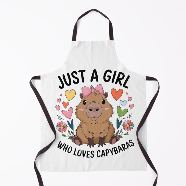 Item preview, Just a girl who loves capybaras designed and sold by jkrphoto.