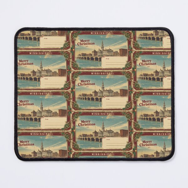 Item preview, Merry Christmas From Mississippi USA Postcard Greetings Retro Travel Vintage designed and sold by TravelPostcardGems.