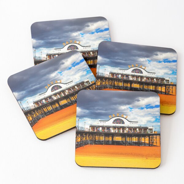 Item preview, Stormy Day at Cleethorpes Pier On Golden Sands designed and sold by Paul Thompson Photography.