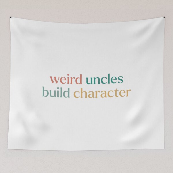 Item preview, Funny Weird Uncles Build Character for New Uncle designed and sold by faridman.