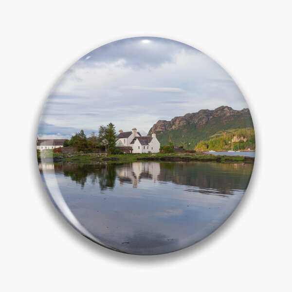 Item preview, Tranquil Reflections of Plockton Village on Loch Carron designed and sold by Kasia Design.
