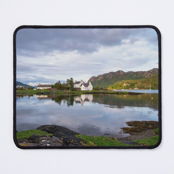 Item preview, Tranquil Reflections of Plockton Village on Loch Carron designed and sold by Kasia Design.
