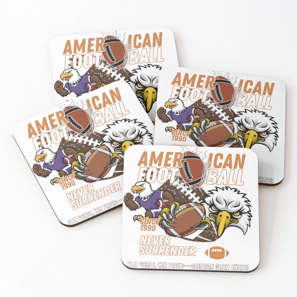 Item preview, American Football Eagle Never Surrender Tee designed and sold by Ave Imprints.