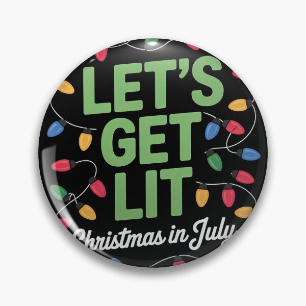 Item preview, Funny Let's Get Lit Christmas In July Summer Lights  designed and sold by NailMolisa.