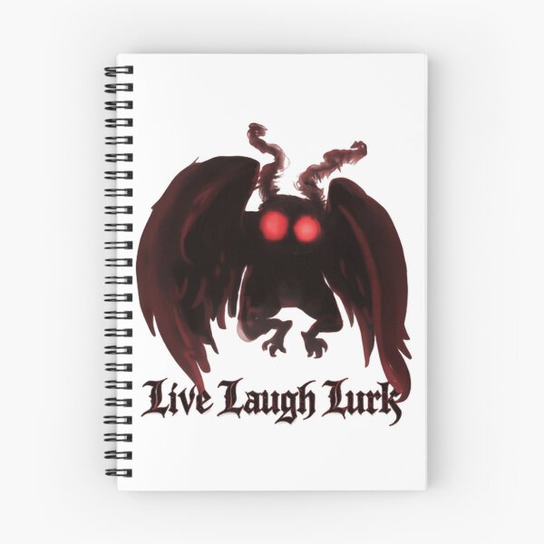Item preview, Live Laugh Lurk Funny Mothman Through Misty Nights designed and sold by SkeletonsDanger.