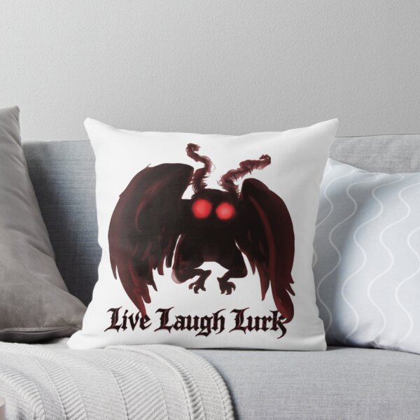 Item preview, Live Laugh Lurk Funny Mothman Through Misty Nights designed and sold by SkeletonsDanger.