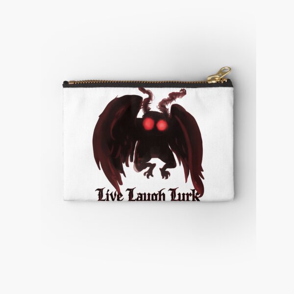Item preview, Live Laugh Lurk Funny Mothman Through Misty Nights designed and sold by SkeletonsDanger.