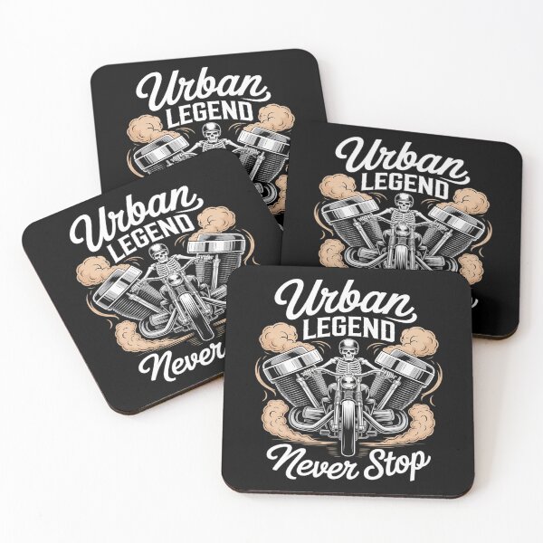Item preview, Urban Legend Skeleton Biker Never Stop designed and sold by velltoons.