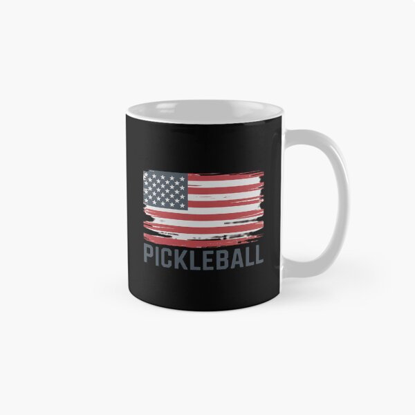 Item preview, US Flag Pickleball Player Paddleball Lover designed and sold by velltoons.