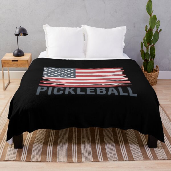Item preview, US Flag Pickleball Player Paddleball Lover designed and sold by velltoons.