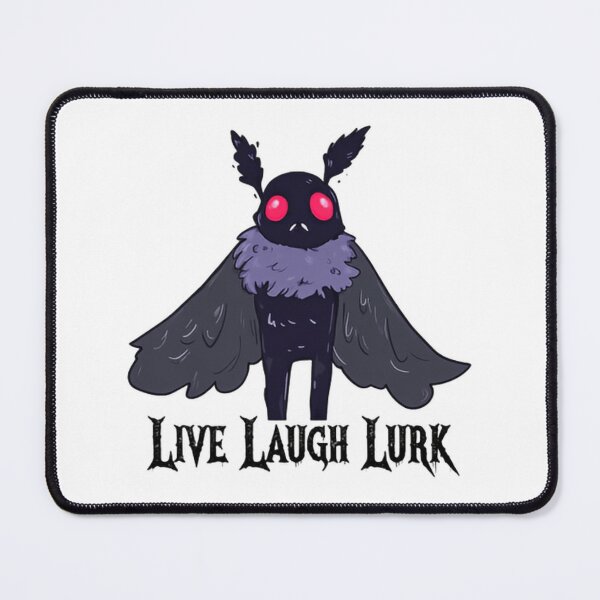 Item preview, Live Laugh Lurk Funny Mothman Among Hidden Shadows designed and sold by SkeletonsDanger.