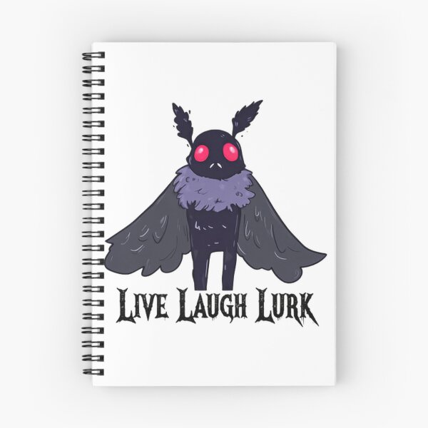 Item preview, Live Laugh Lurk Funny Mothman Among Hidden Shadows designed and sold by SkeletonsDanger.