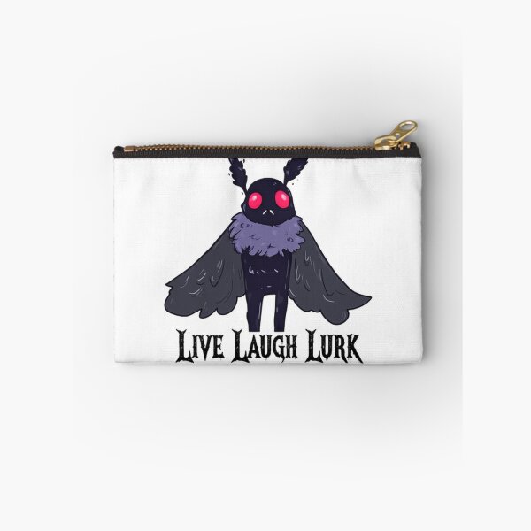 Item preview, Live Laugh Lurk Funny Mothman Among Hidden Shadows designed and sold by SkeletonsDanger.