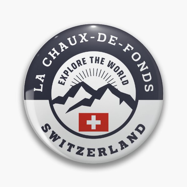 Item preview, La Chaux-de-Fonds Switzerland Black and White Crest designed and sold by World Designs.