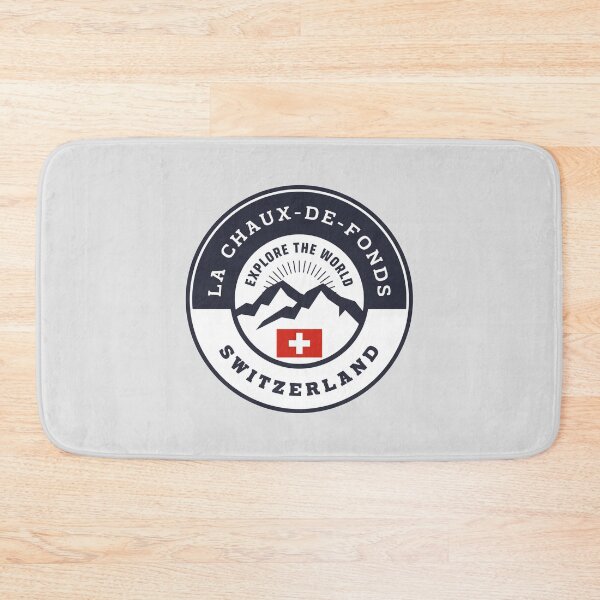 Item preview, La Chaux-de-Fonds Switzerland Black and White Crest designed and sold by World Designs.