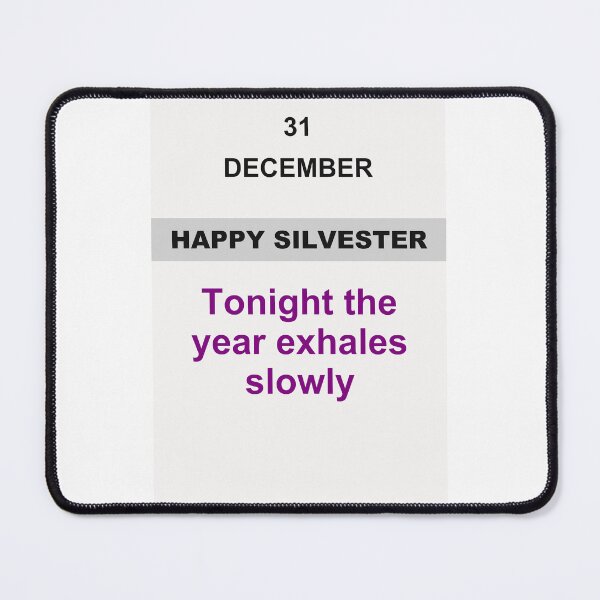 Item preview, Happy Silvester - December 31, Edition: 2 designed and sold by ariksworld.