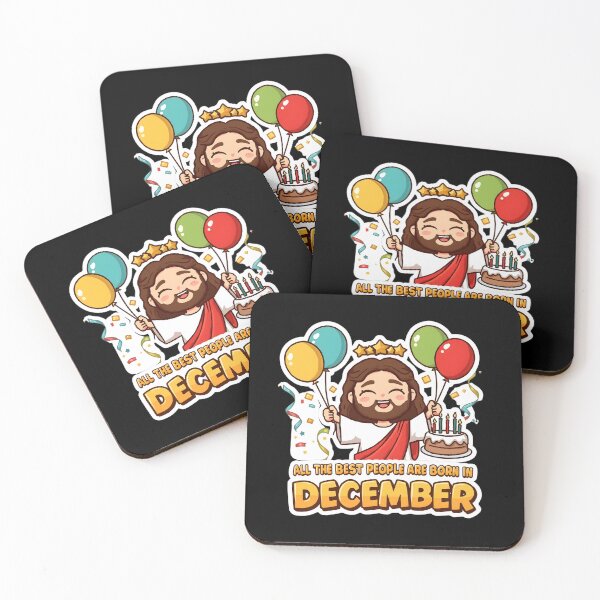 Item preview, Best People Born In December  | Cute Cartoon Jesus Birthday Meme | Funny Holiday Gift designed and sold by Pixie Bloom.